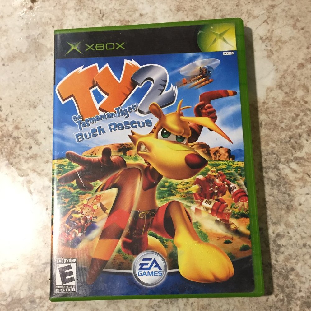 XBOX TY2 Tasmanian Tiger Bush Rescue Game